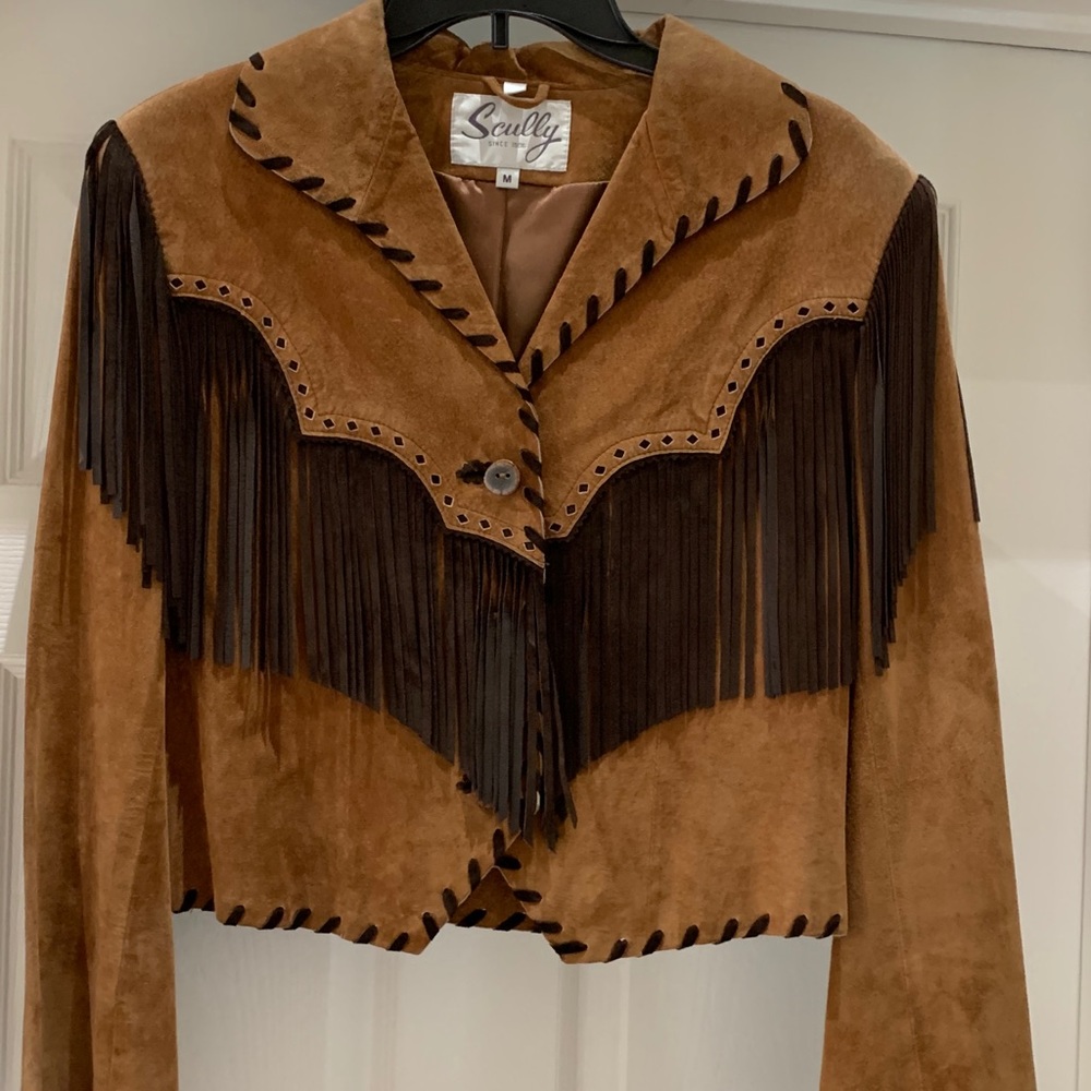 LEATHER SUEDE JACKET BY SCULLY